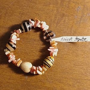 Genuine Gemstone stretch bracelet